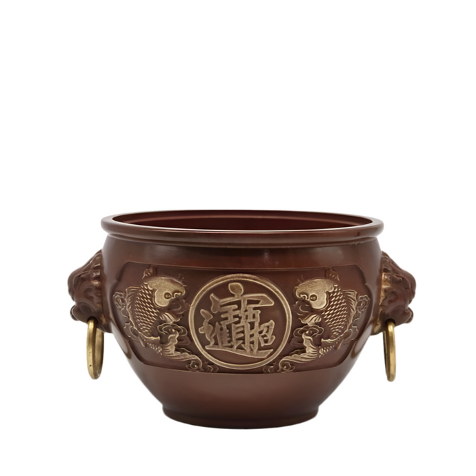 Antique Treasure Bowl Incense Burner  聚宝盆香炉